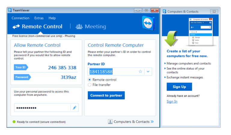 huong dan cai dat teamviewer 4 e1438655766228
