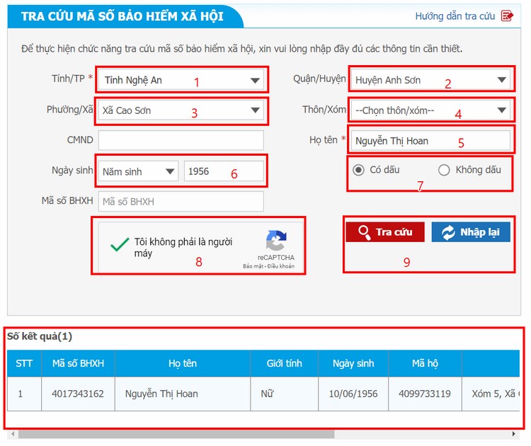 Các bước tra cứu mã số bảo hiểm xã hội - Số sổ BHXH Online Năm 2019