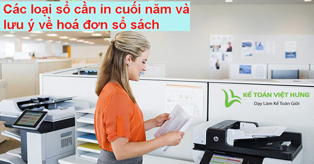 Các loại sổ cần in cuối năm