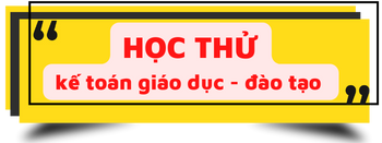 học kế toán công ty dịch vụ giáo dục đào tạo