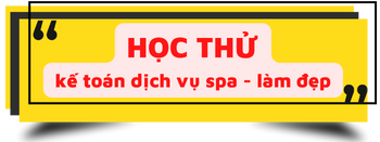 học kế toán dịch vụ spa