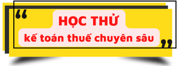 khoá học kế toán thuế