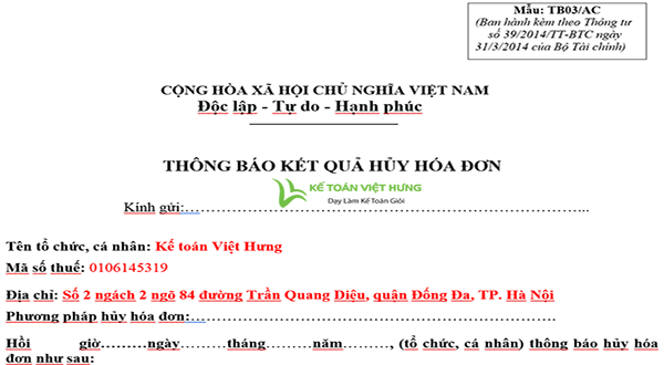 huong-dan-lam-thu-tuc-thong-bao-huy-hoa-hoa-don-nam-2019