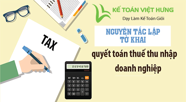 tờ khai quyết toán thuế TNDN