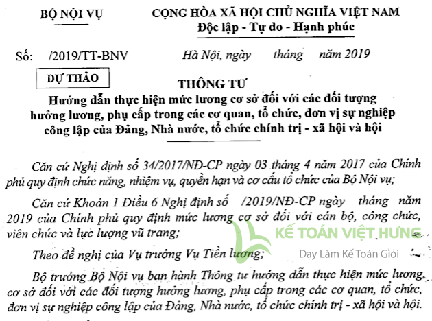 Bậc lương và cách tính lương công chức nhà nước năm 2019 2 cách tính lương công chức