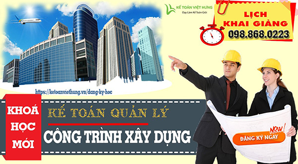 học kế toán xây dựng online