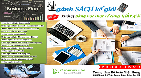 khoá học kế toán chuyên sâu