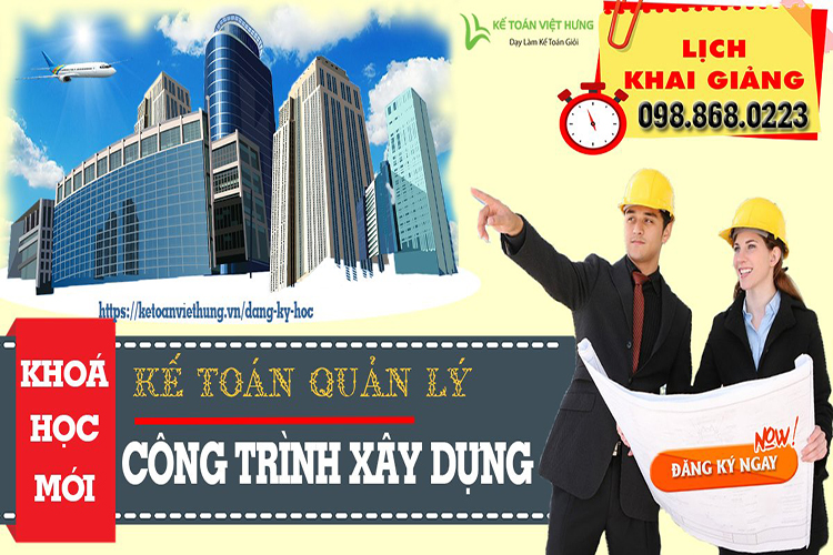 học kế toán xây dựng online