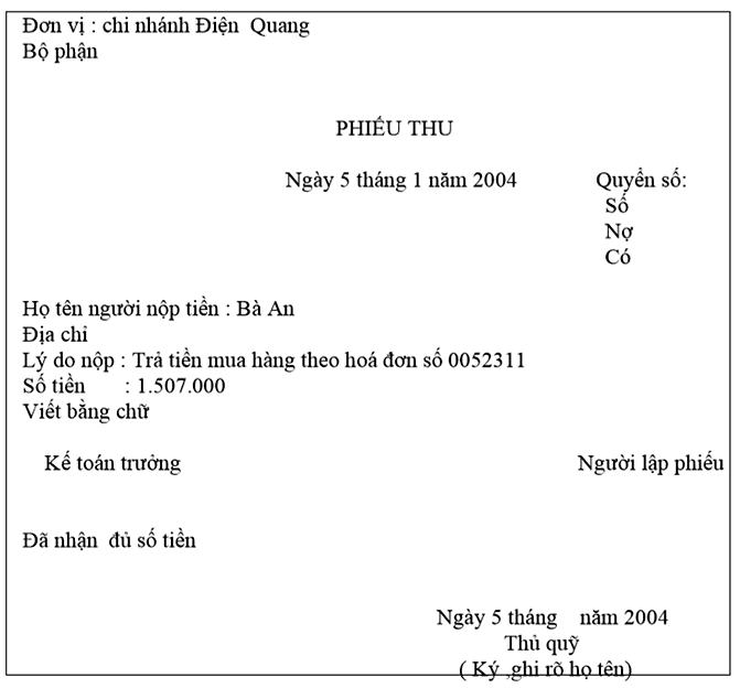 kế toán bán hàng