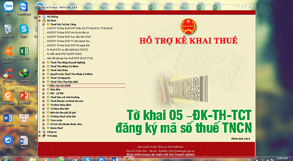 nộp mẫu 05-đk-th-tct qua mạng