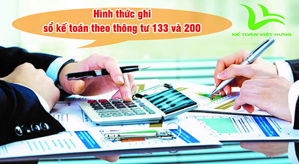 các hình thức ghi sổ kế toán