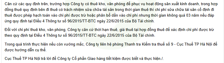 chi phí sửa chữa tài sản cố định đi thuê 3