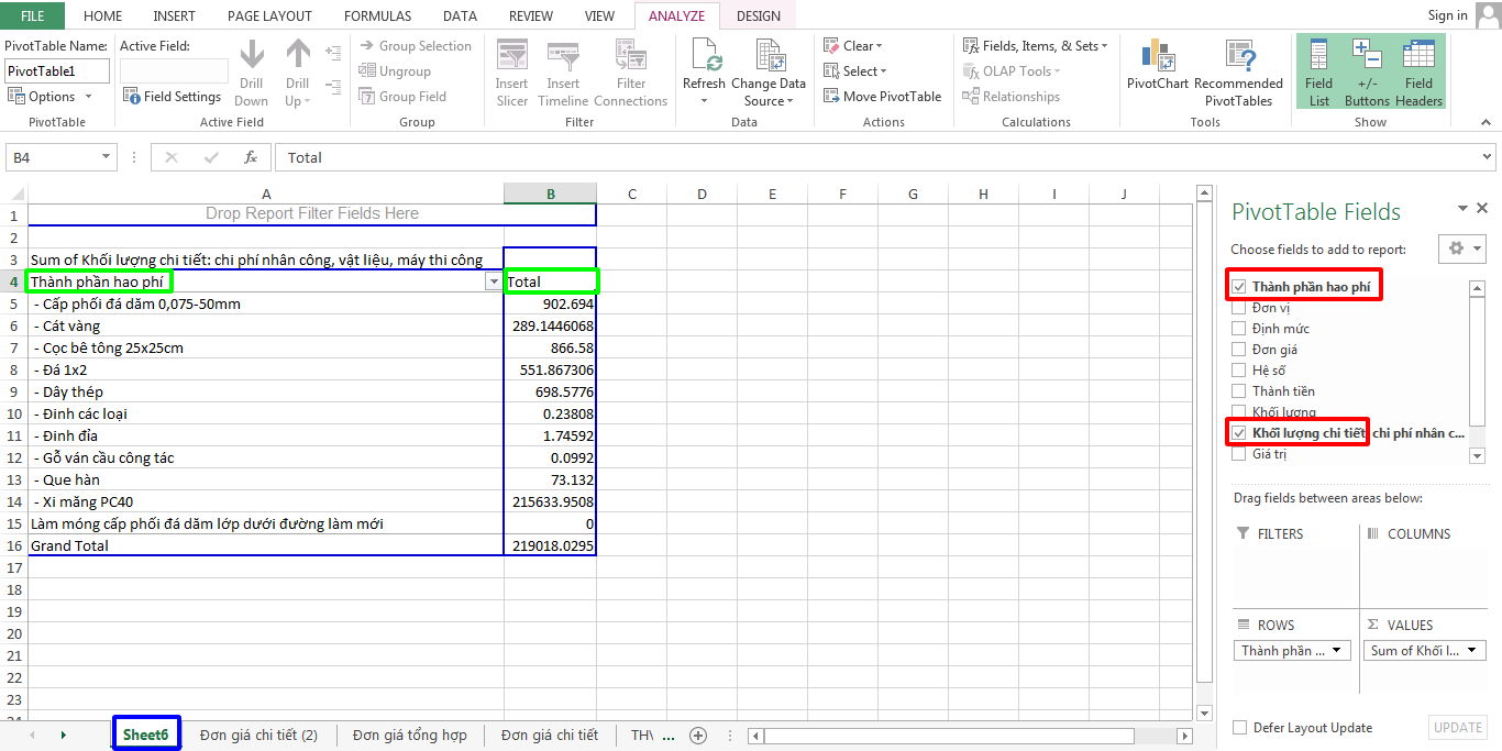 Hướng Dẫn Lập Dự Toán Xây Dựng Bằng Excel Giá Thành Thực Tế 3759