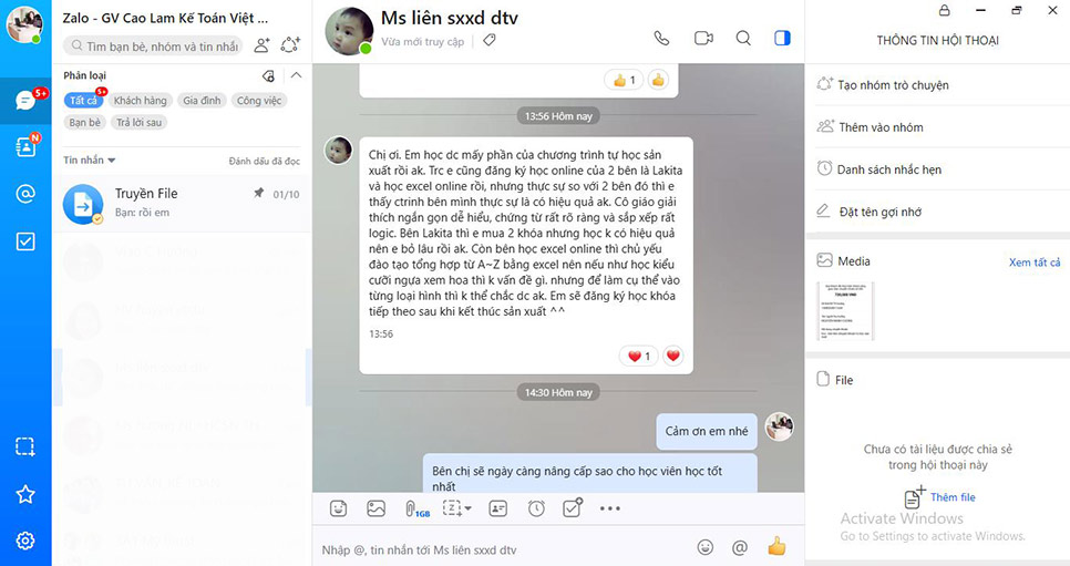 Học Viên Đặng Thị Hồng Liên - Hà Nội 1 3 4