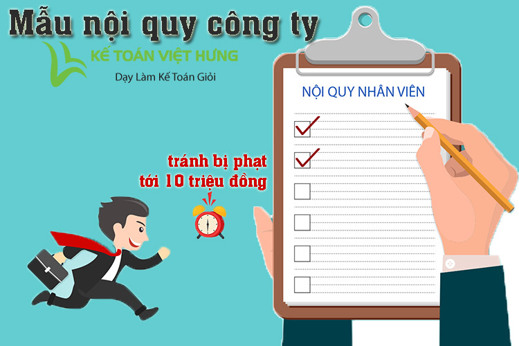 mẫu nội quy công ty