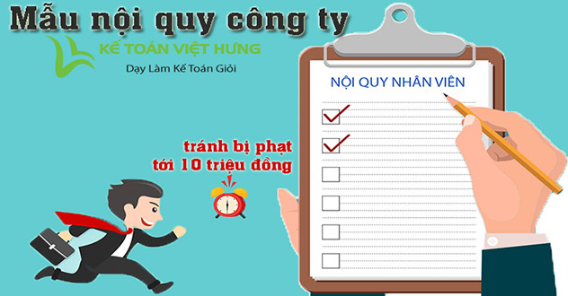 mẫu nội quy công ty