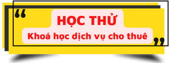 học kế toán dịch vụ cho thuê