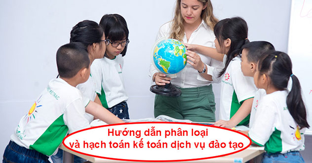 hạch toán kế toán dịch vụ đào tạo