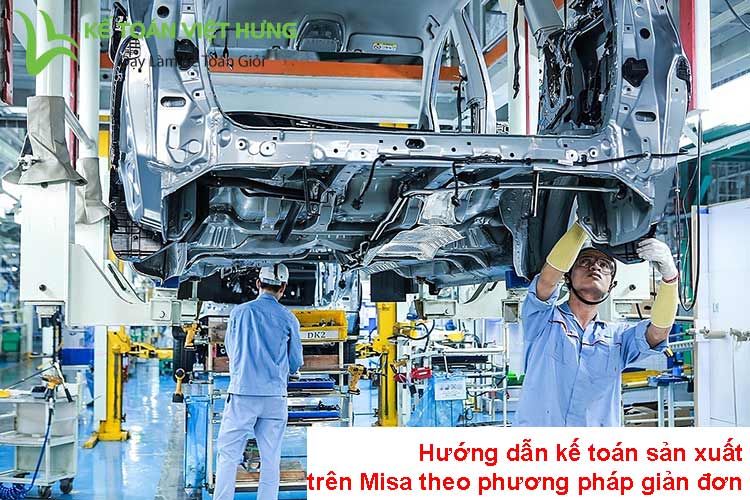 kế toán sản xuất trên misa