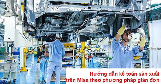 kế toán sản xuất trên misa