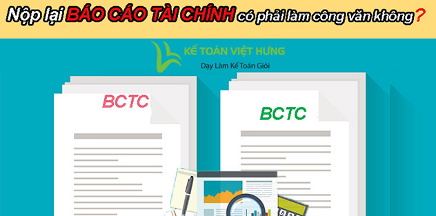 nộp lại báo cáo tài chính