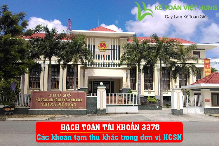 hạch toán tài khoản 3378