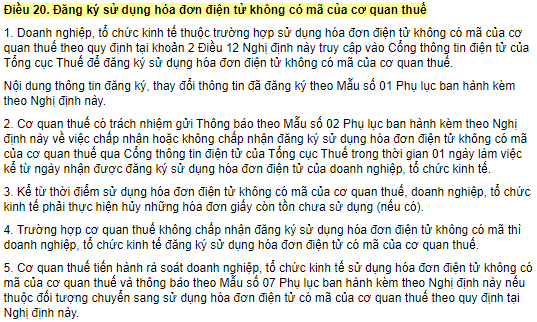 cách đăng ký hoá đơn điện tử