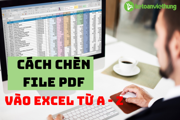 CACH CHEN FILE PDF VAO EXCEL