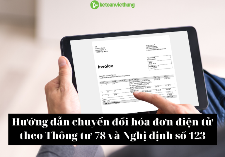 chuyen doi hoa don dien tu