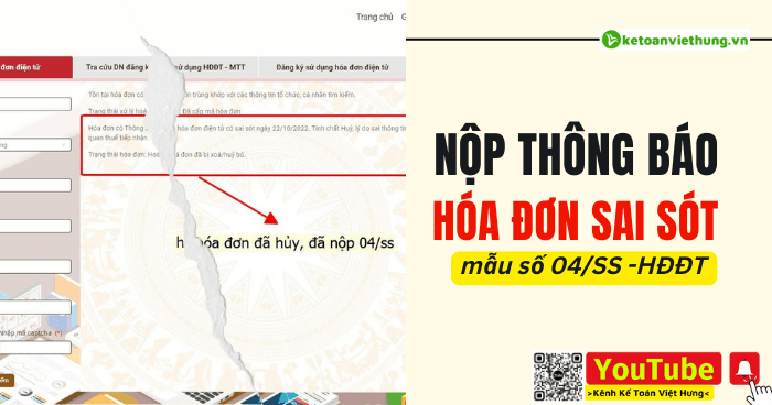 nop thong bao hoa don sai sot nhanh chong