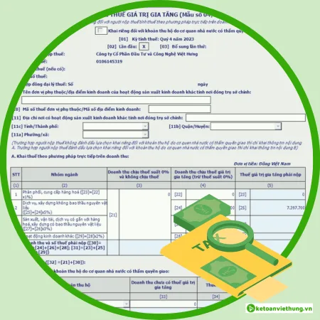 Cách lập tờ khai thuế Mẫu 04/GTGT theo TT80/2021 mới nhất 23 lap to khai thue mau 04 gtgt