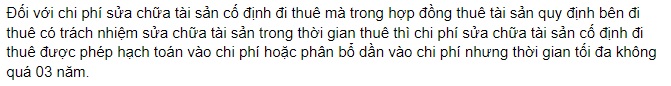 chi phí sửa chữa 3