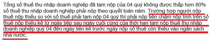 chậm nộp thuế tncn 2