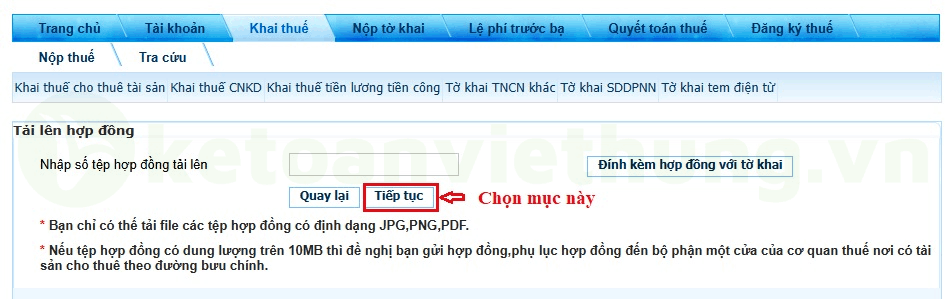 khai thuế tncn cho thuê nhà 8