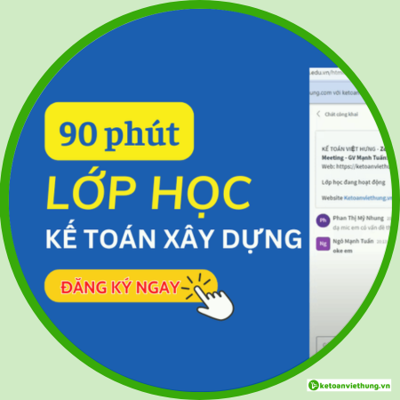 học kế toán xây dựng thực tế