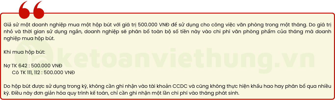 phân bổ công cụ dụng cụ 4