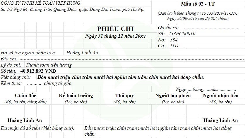 tạm ứng trong doanh nghiệp 6