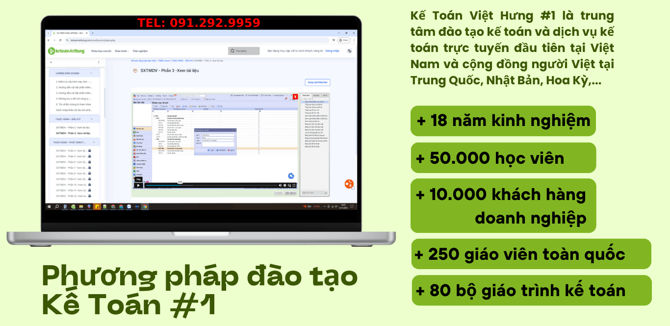Chứng Chỉ Thực Hành Kế Toán Việt Hưng 2 chứng chỉ kế toán thực hành 2