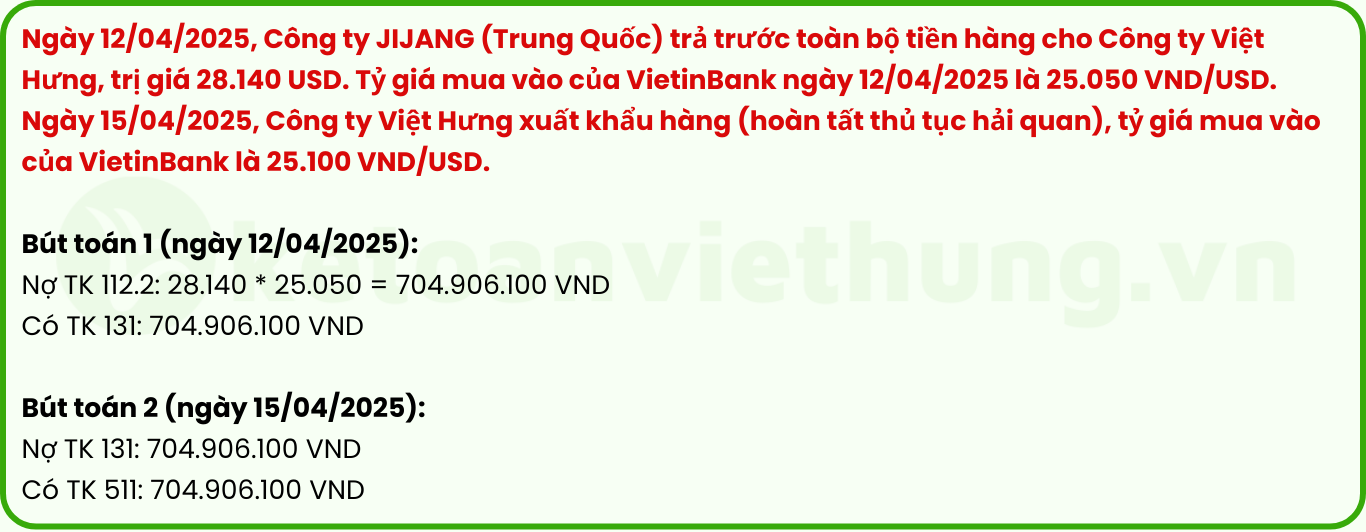 Cách Hạch Toán Tỷ Giá Doanh Thu Hàng Xuất Khẩu Mới Nhất 4 hàng xuất khẩu 4