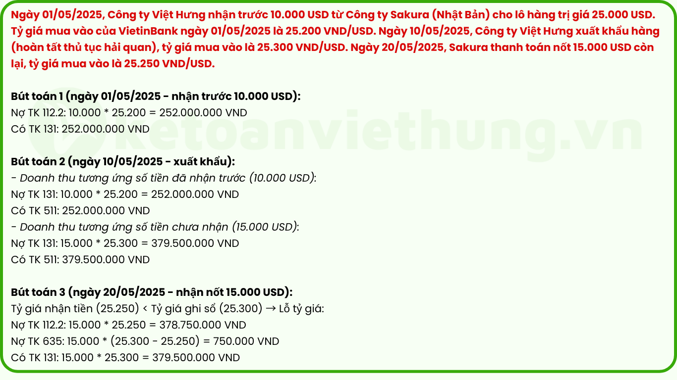 Cách Hạch Toán Tỷ Giá Doanh Thu Hàng Xuất Khẩu Mới Nhất 5 hàng xuất khẩu 6