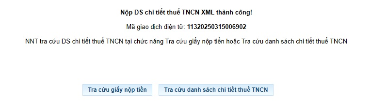 Cách Nộp Danh Sách Số Tiền Nộp Thuế TNCN Đã Nộp Thay 5 danh sách số tiền nộp thuế tncn 10